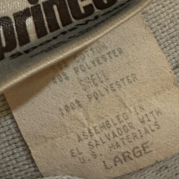 Vintage Prince Athletic Running Activewear Zip Up Long Sleeve Track Jacket - Picture 8 of 11